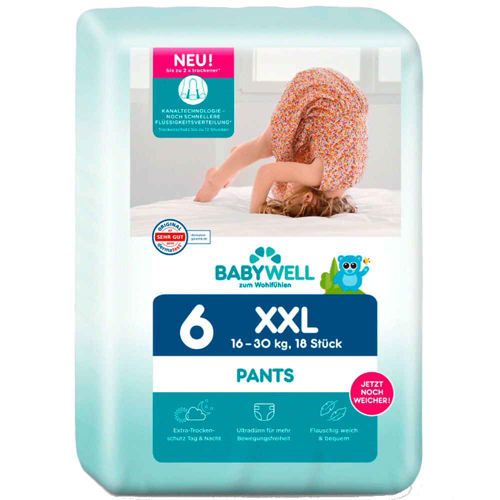 Bild: BABYWELL Pants XXL Gr. 6, 16kg - 30kg 