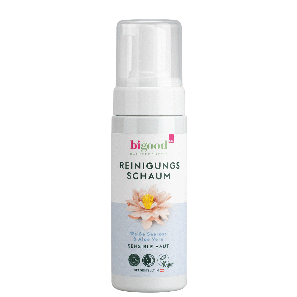 Bild: bi good Reinigungsschaum Weiße Seerose & Aloe Vera