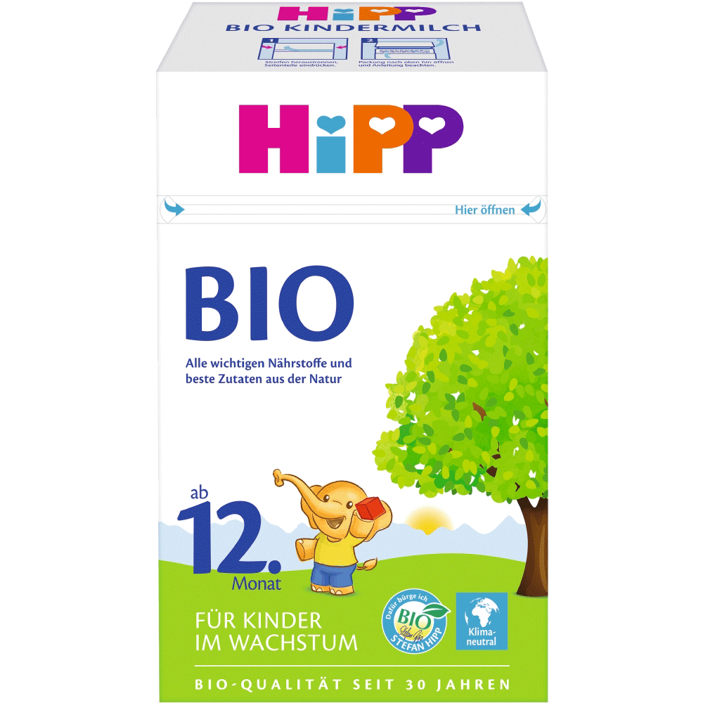 Bild: HiPP Bio Kindermilch