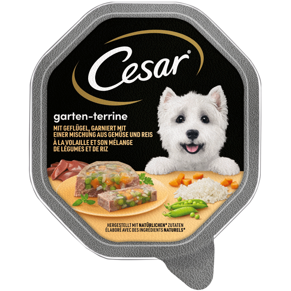 Bild: Cesar Gartenvielfalt mit Geflügel, Gemüse und Reis