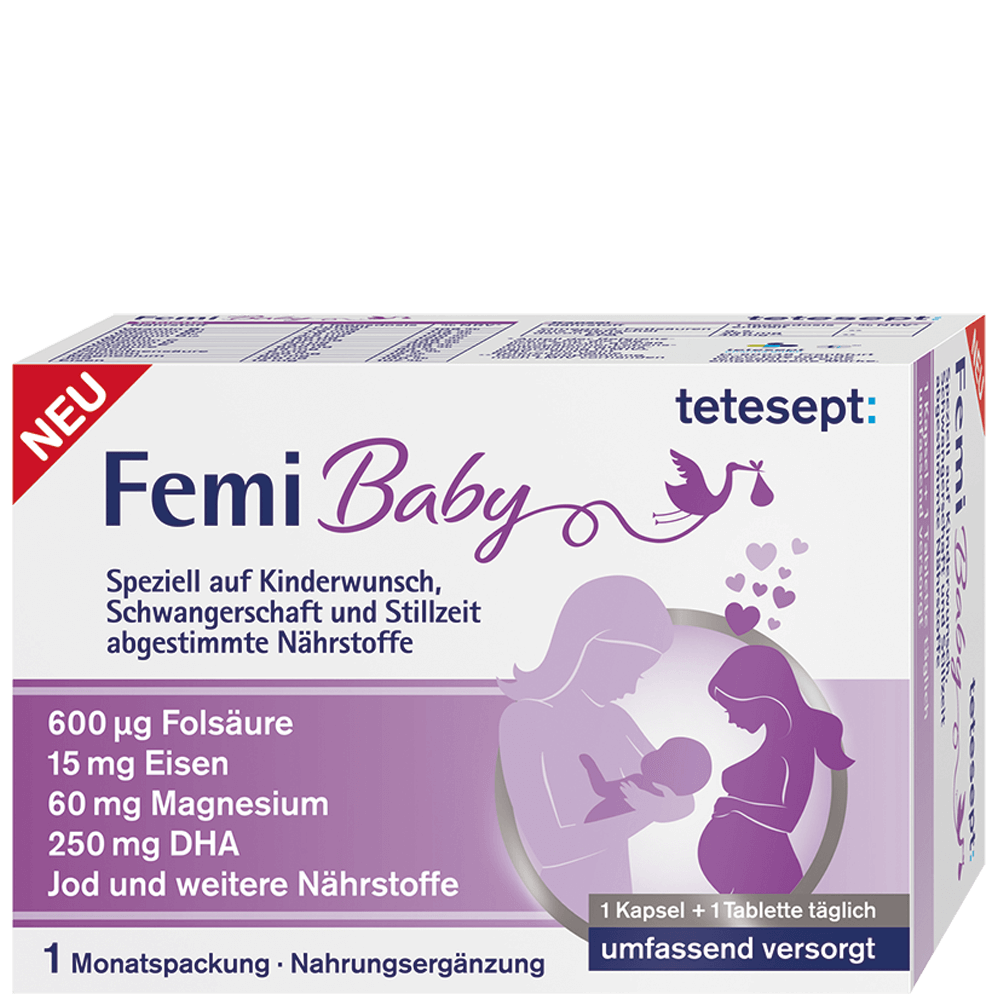 Bild: tetesept: Femi Baby Kapseln + Tabletten