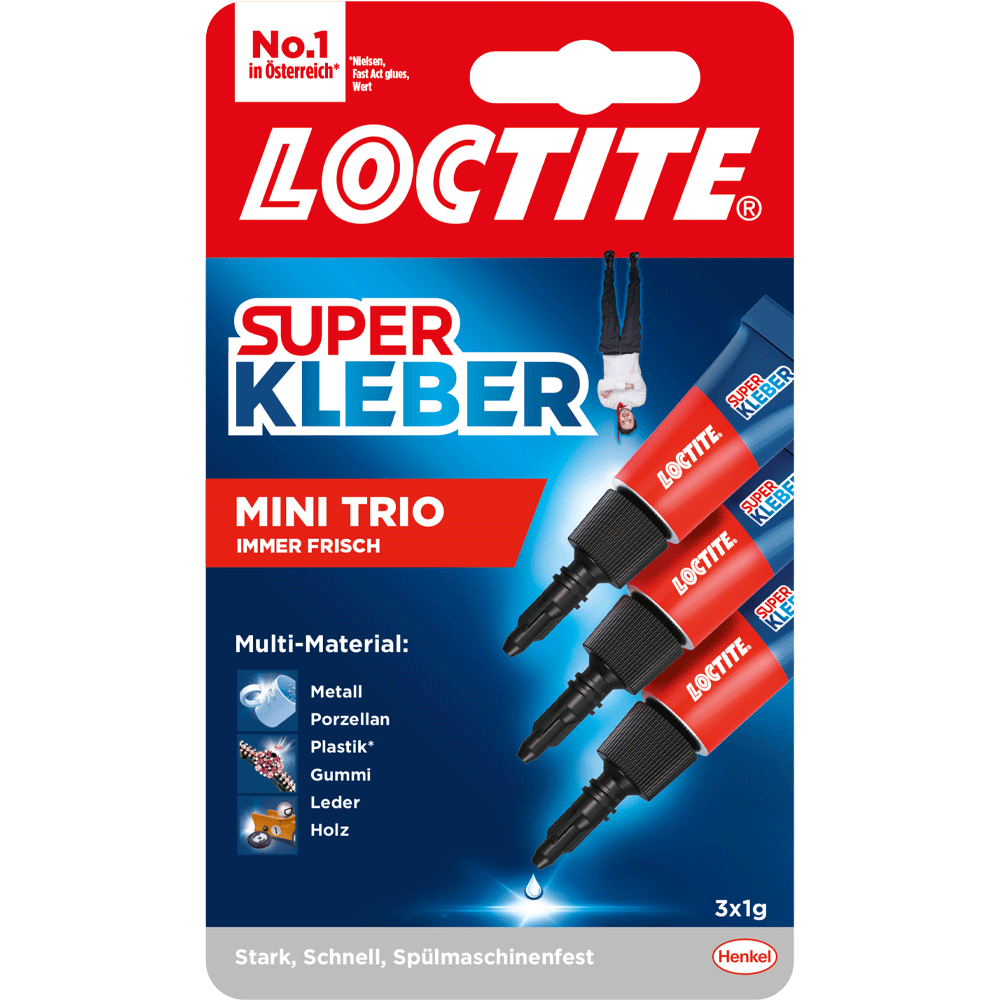 Bild: LOCTITE Super Kleber Mini Trio