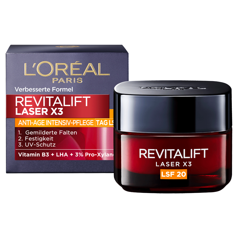 Bild: L'ORÉAL PARIS Revitalift Laser X3 Anti-Age Intensiv-Pflege LSF 20
