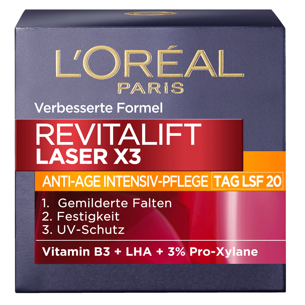 Bild: L'ORÉAL PARIS Revitalift Laser X3 Anti-Age Intensiv-Pflege LSF 20