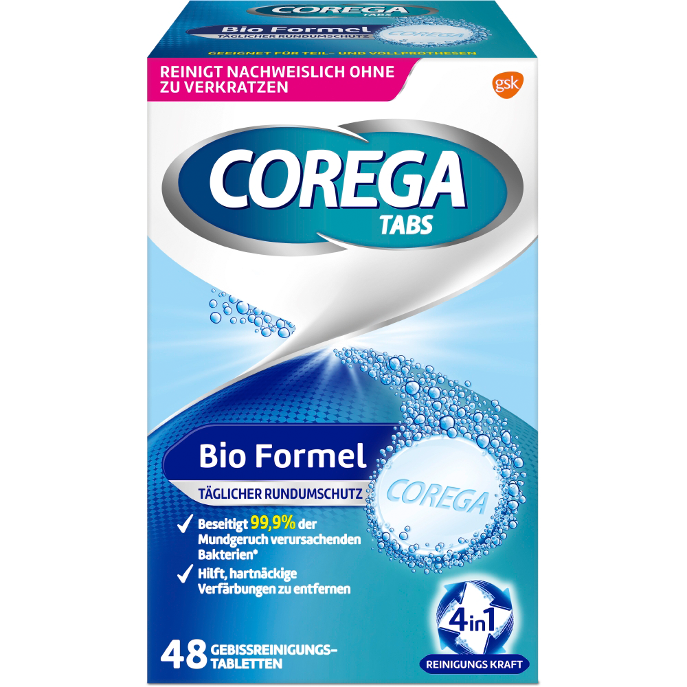 Bild: Corega Bio Formel Rundumschutz Tabs 
