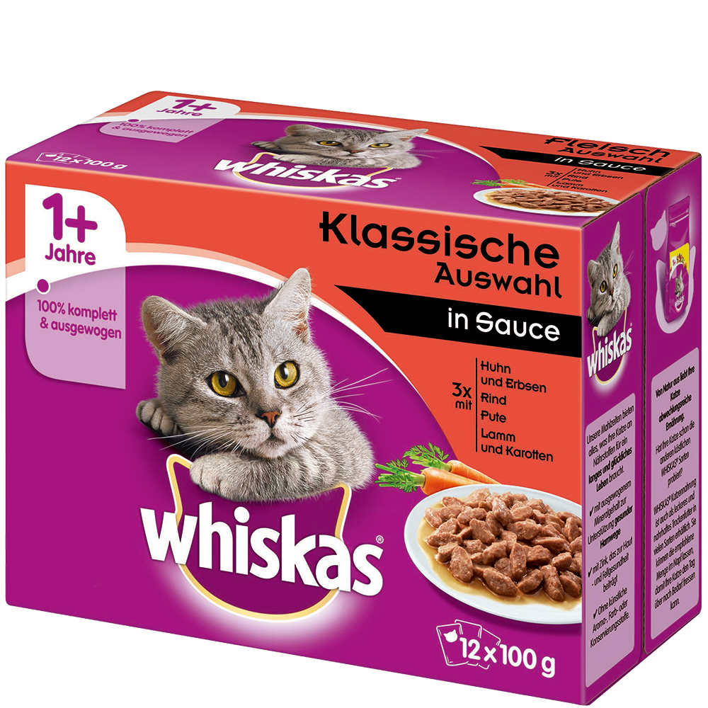 Bild: Whiskas Adult Frischebeutel herzhafte Auswahl