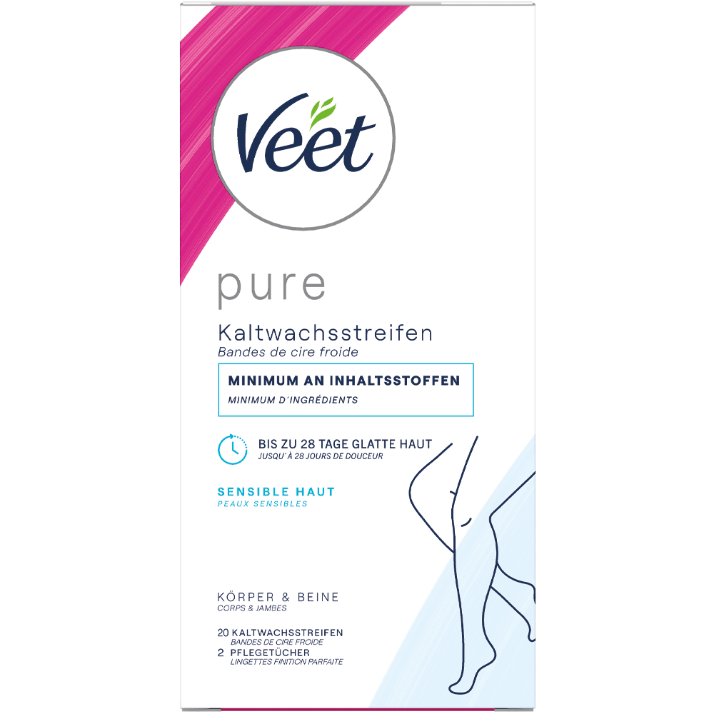 Bild: Veet Kaltwachsstreifen Sensitive