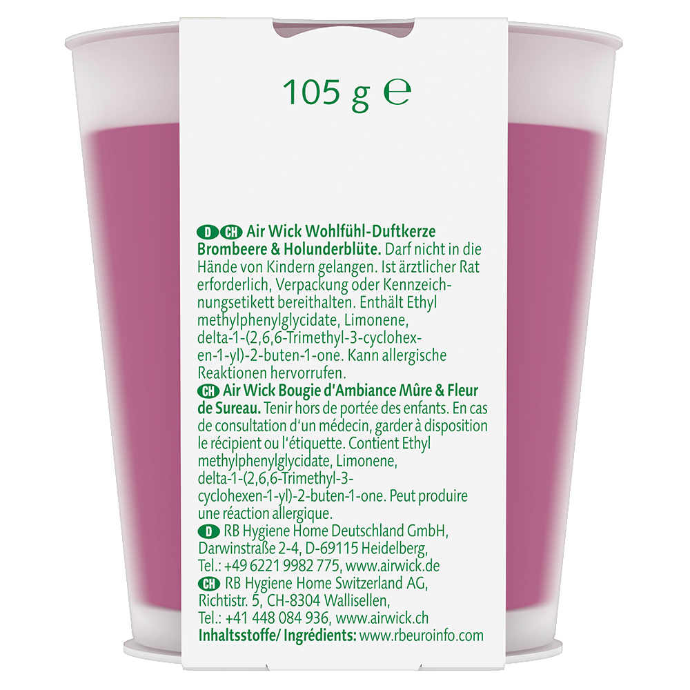 Bild: AIRWICK Duftkerze Brombeere Limited Edition