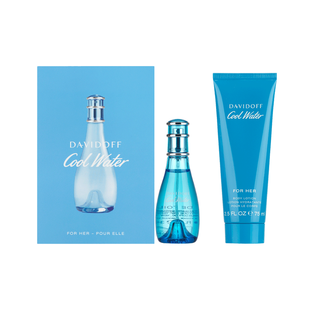 Bild: Davidoff Cool Water Woman Geschenkset Eau de Toilette 30 ml + Bodylotion 75 ml 