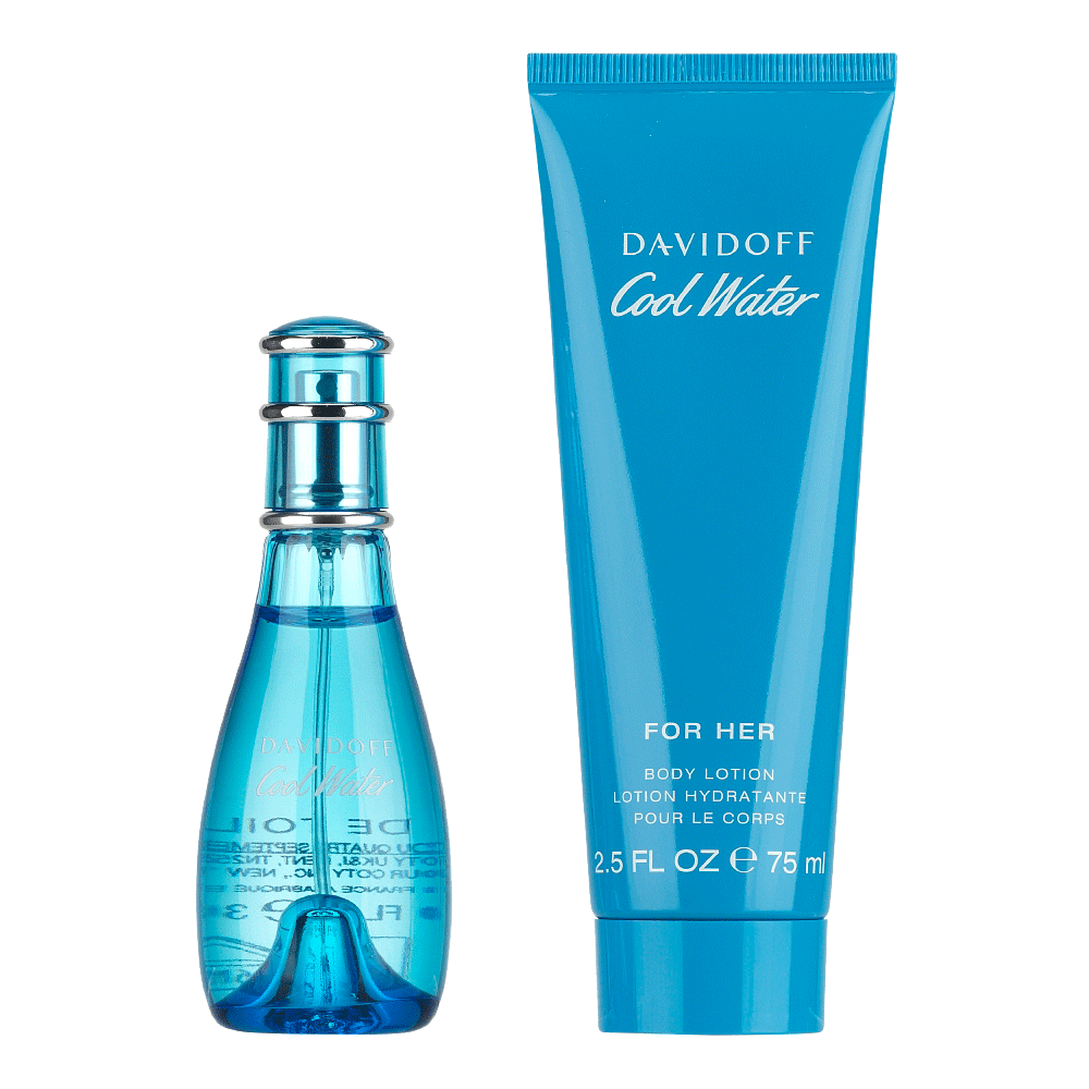 Bild: Davidoff Cool Water Woman Geschenkset Eau de Toilette 30 ml + Bodylotion 75 ml 