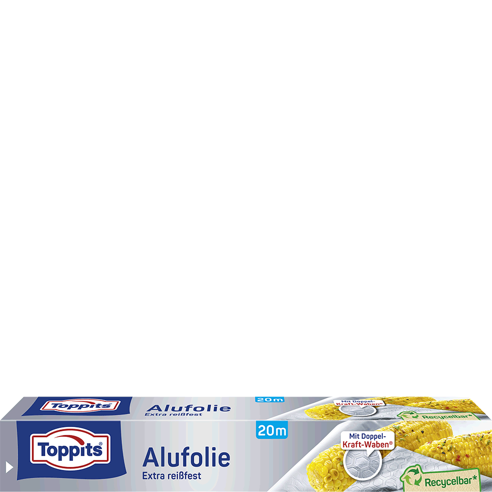 Bild: Toppits Alufolie Extra Reissfest 20M