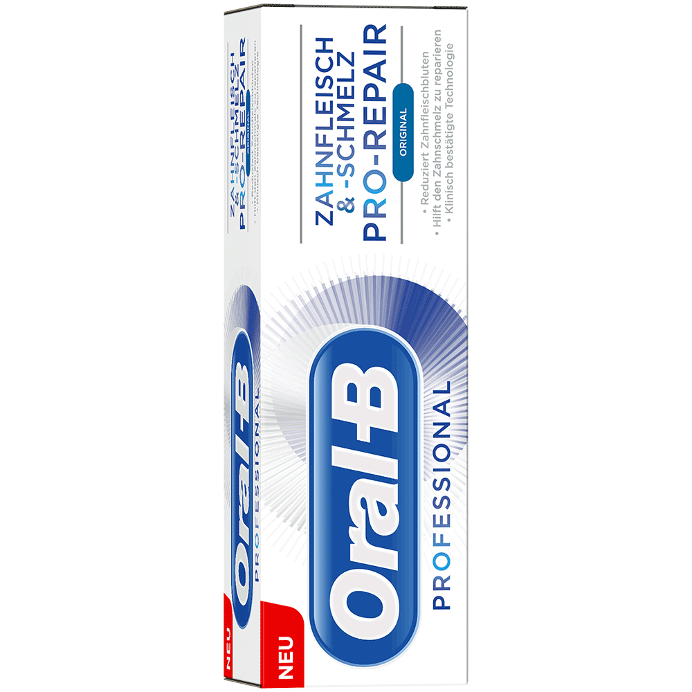 Bild: Oral-B Professional Zahnfleisch und -schmelz Pro-Repair Zahnpasta