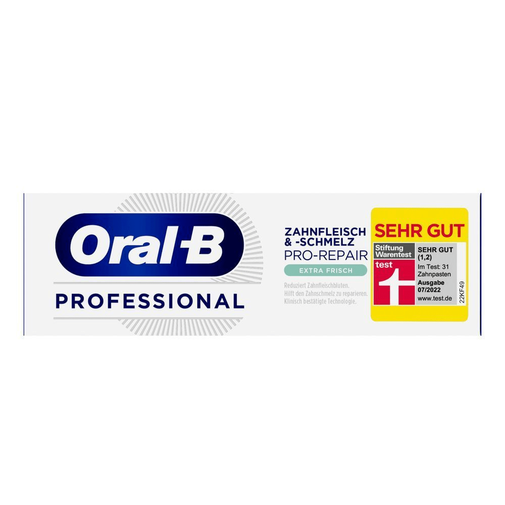 Bild: Oral-B Professional Zahnfleisch & -schmelz Pro-Repair Zahncreme