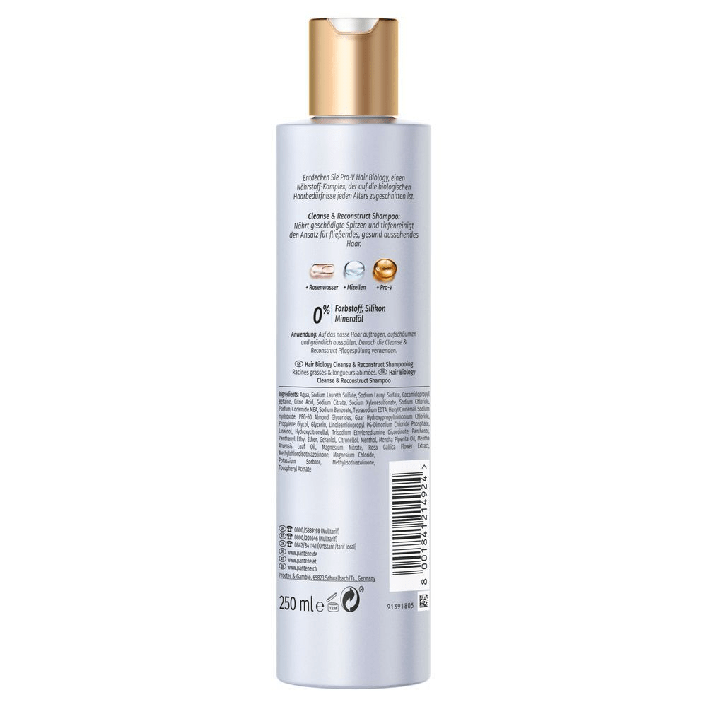 Bild: hair biology Cleanse & Reconstruct Shampoo