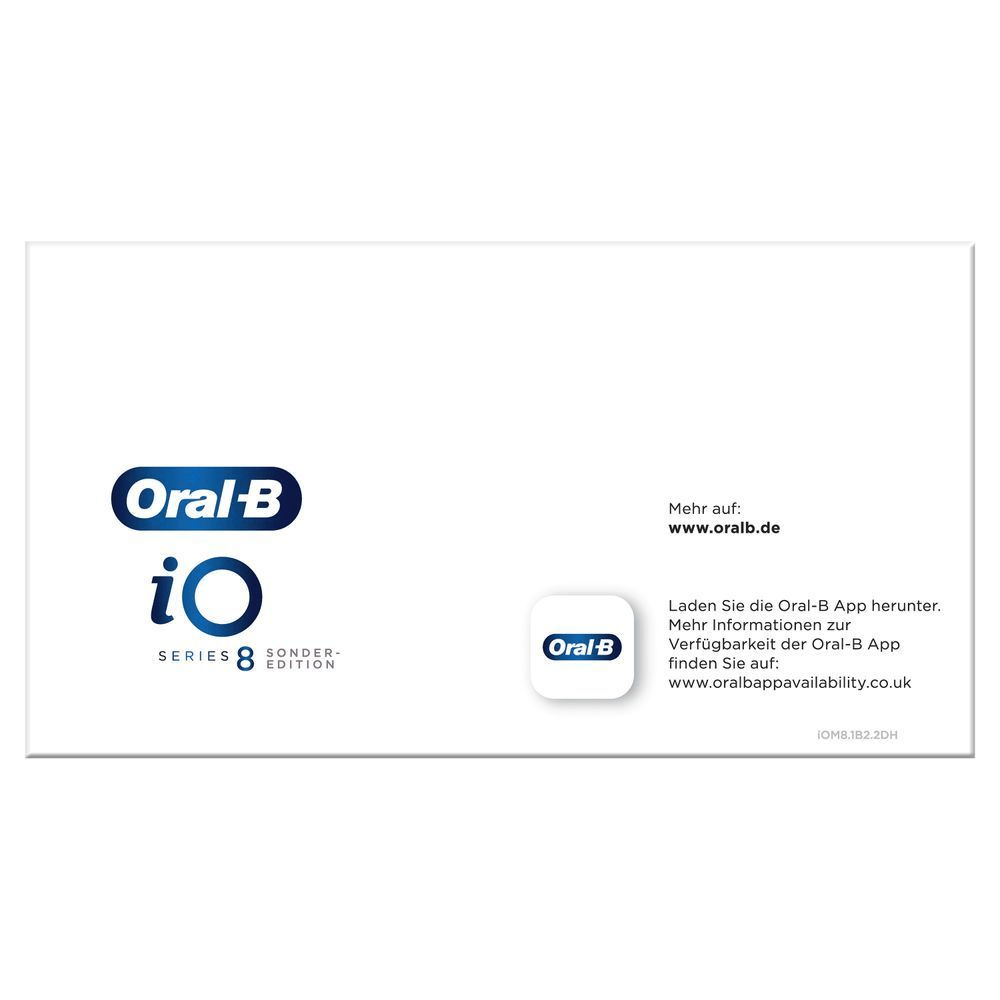 Bild: Oral-B iO 8 Special Edition Elektrische Zahnbürste, Black Onyx