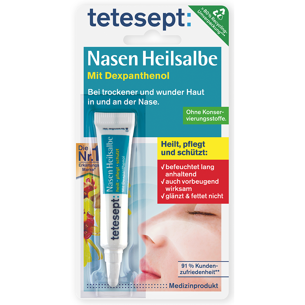 Bild: tetesept: Nasen Heilsalbe