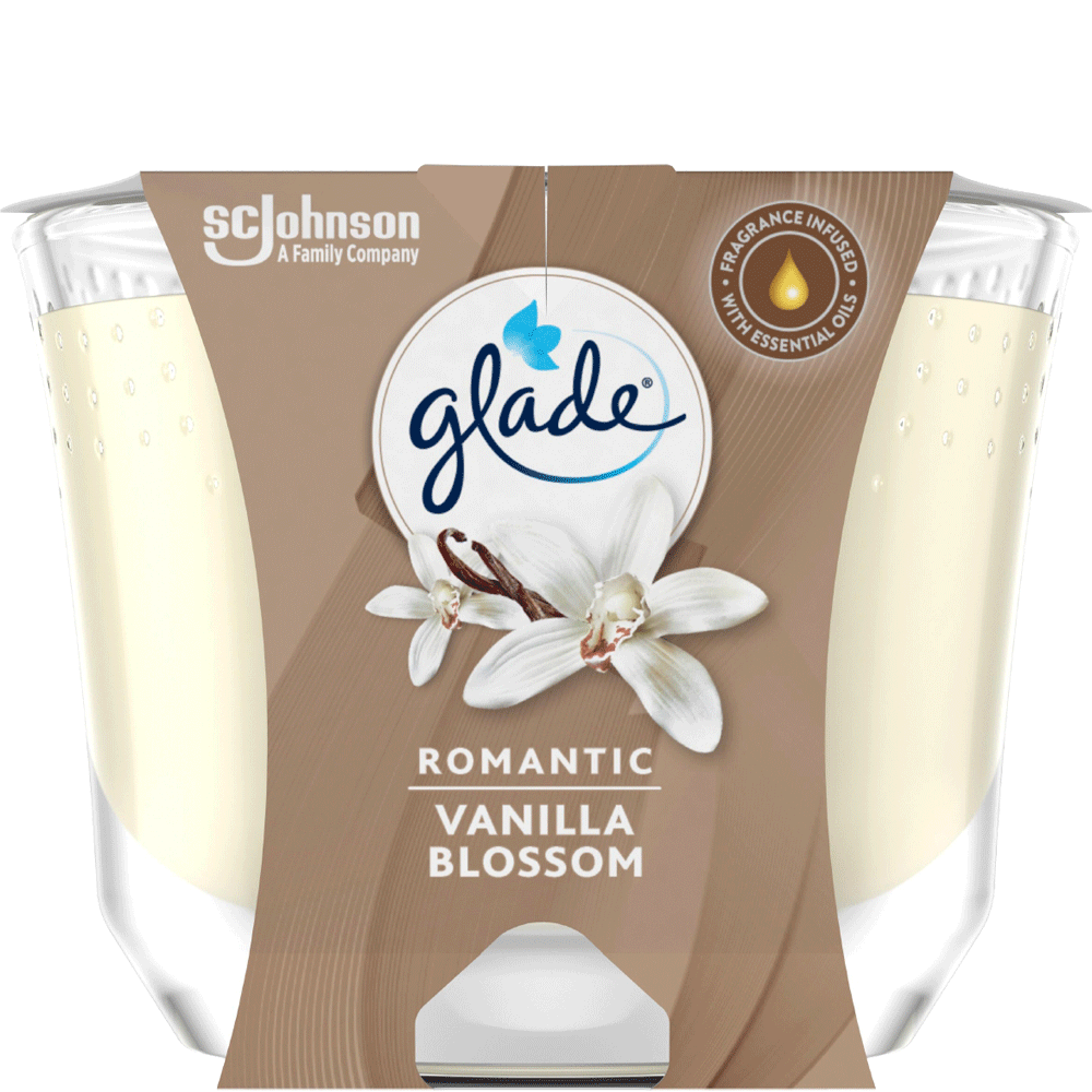 Bild: Glade Premium Duftkerze Vanilla