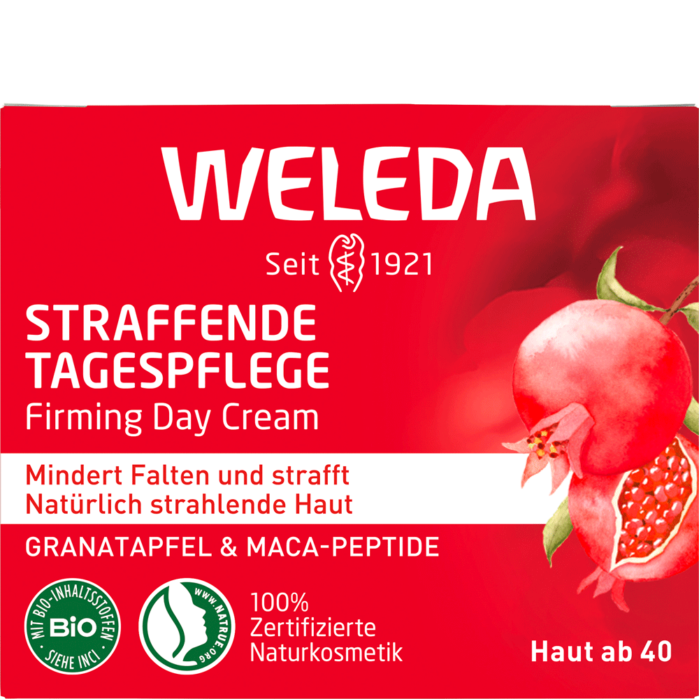 Bild: WELEDA Straffende Tagespflege Granatapfel & Maca- Peptide