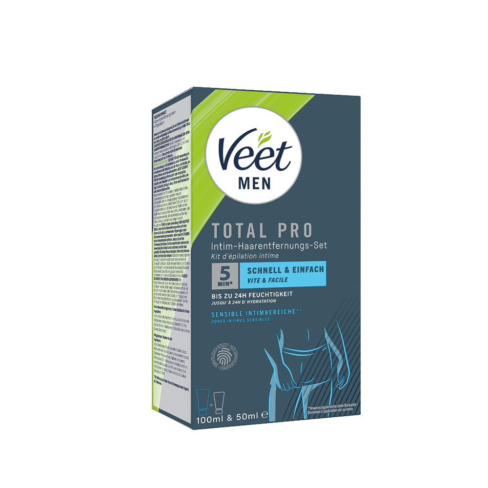 Bild: Veet Men Total Pro Intim Haarentfernungs-Set