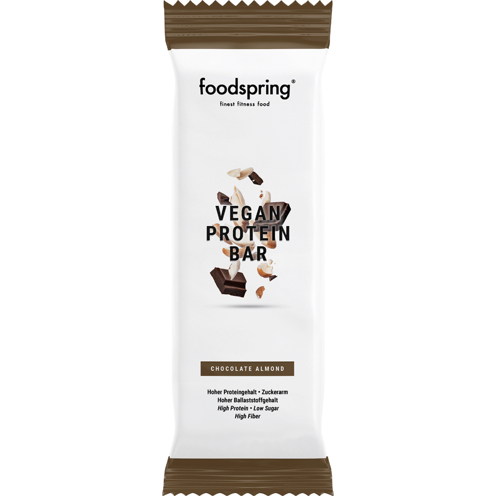 Bild: foodspring Vegan Protein Riegel Chocolate Almond