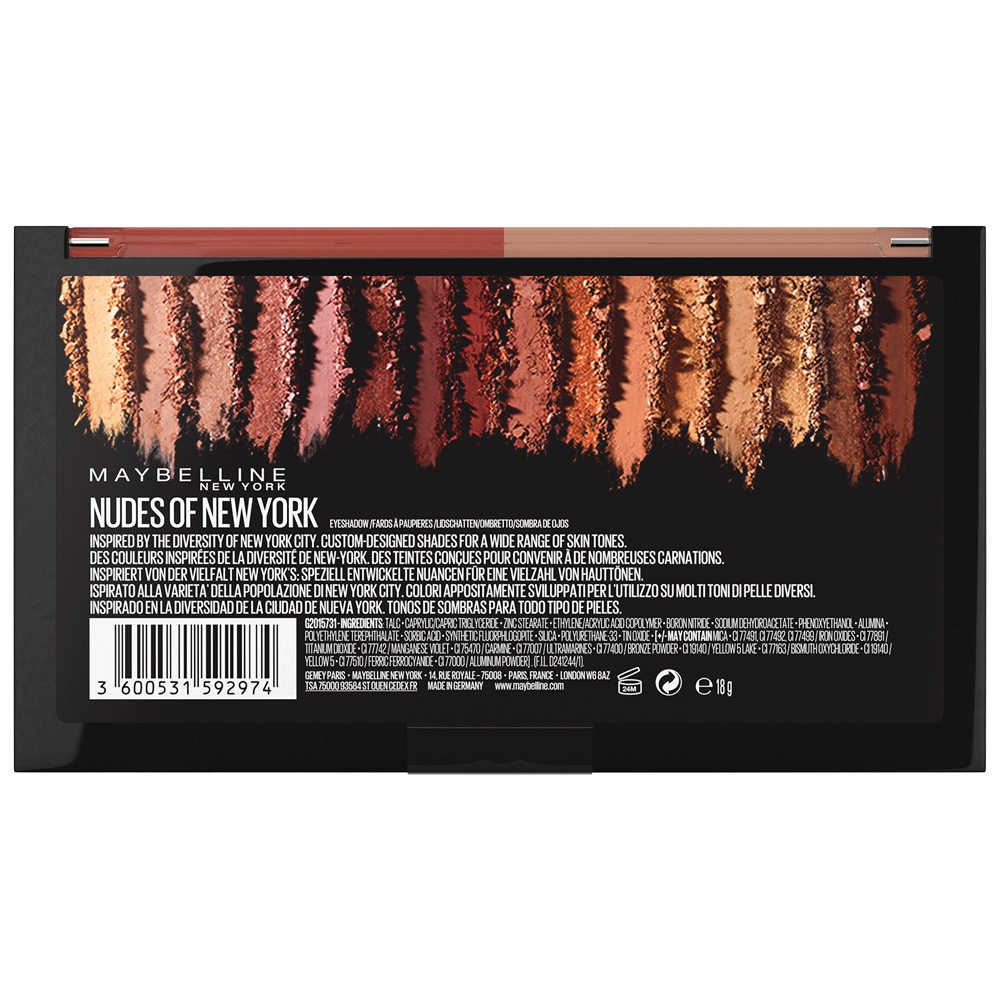 Bild: MAYBELLINE Nudes of New York Lidschattenpalette