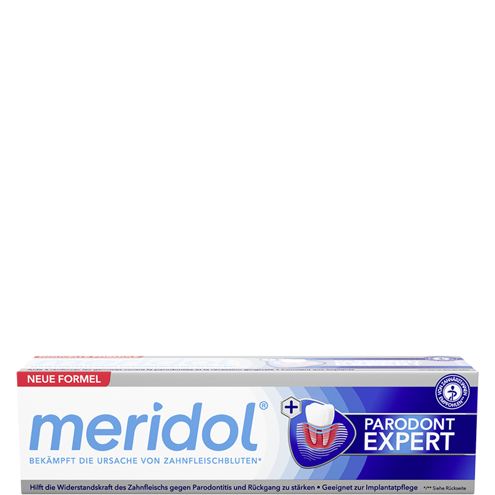 Bild: meridol Zahnpasta Parodont Expert