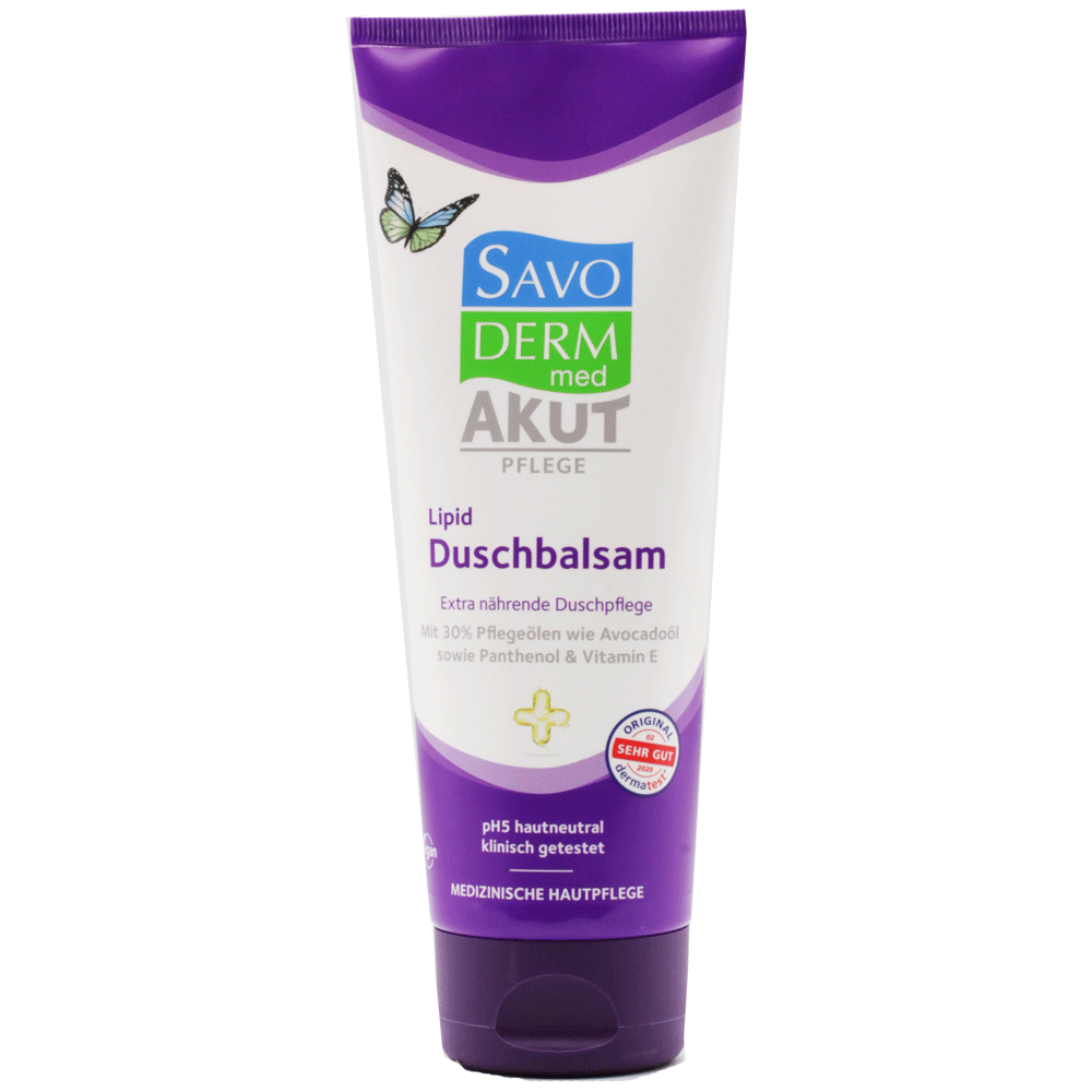 Bild: SAVODERM med Akut Lipid Dusche 