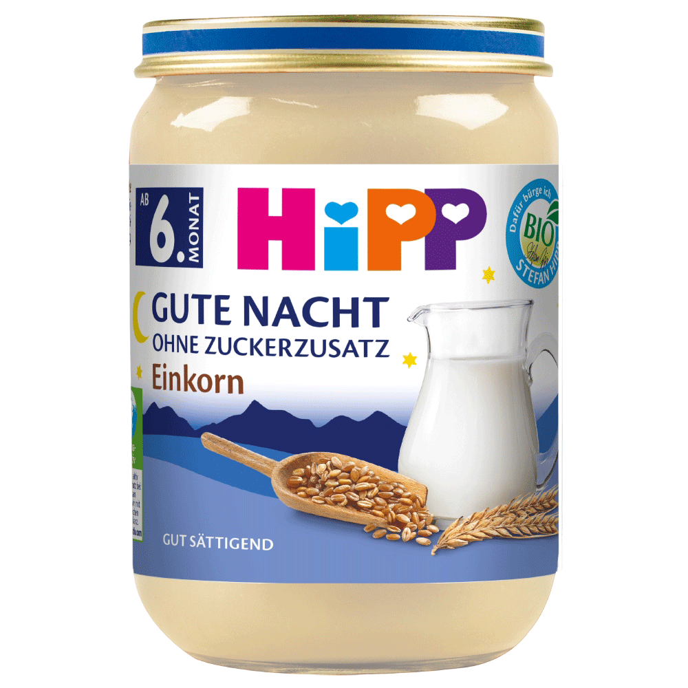 Bild: HiPP Gute Nacht Brei Einkorn