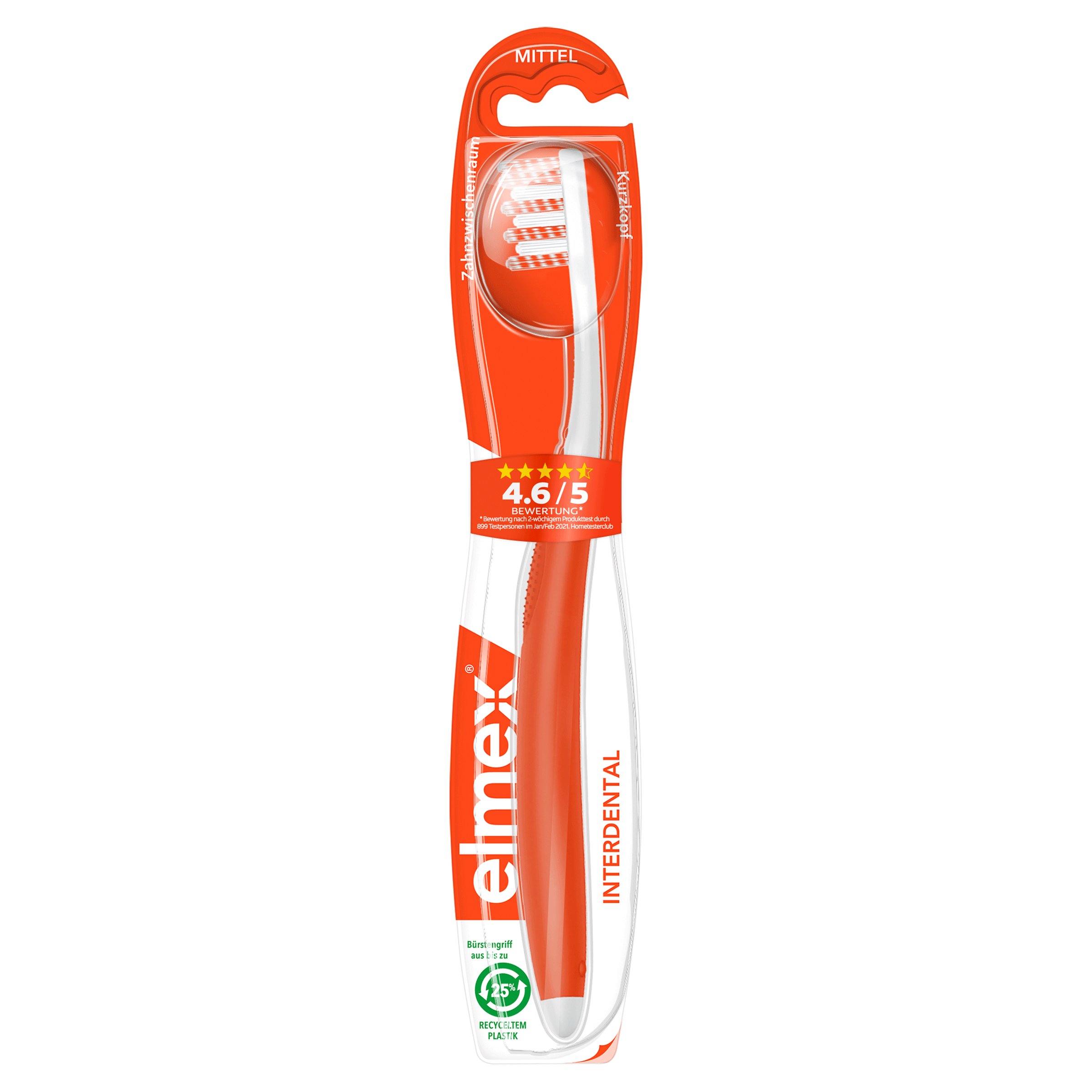 Bild: elmex Interdental Zahnbürste mittel