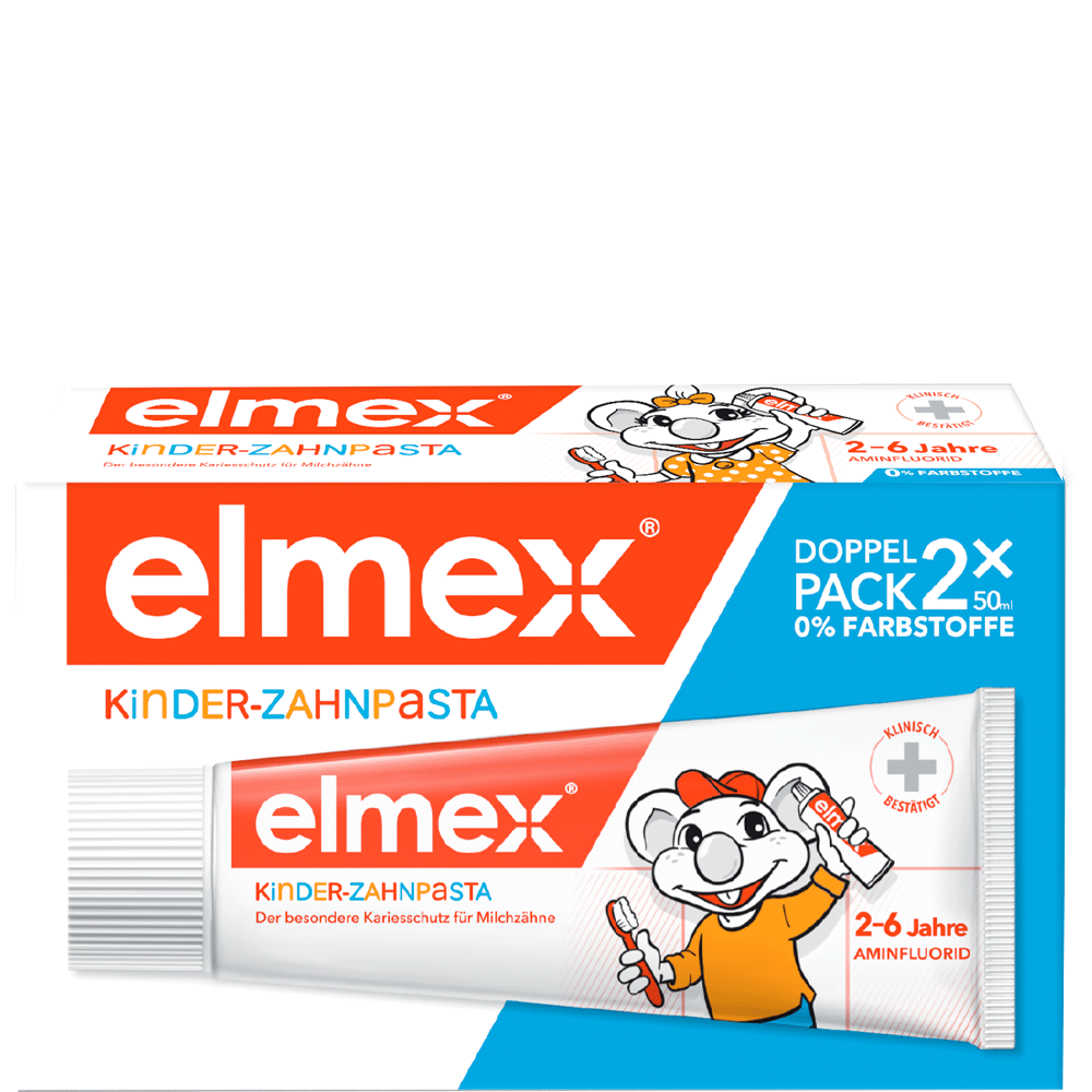 Bild: elmex Kinder Zahnpasta Doppelpack