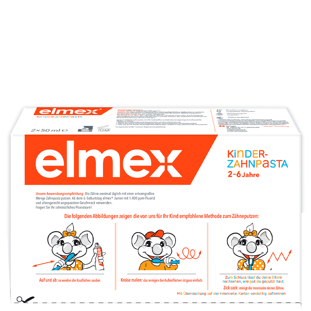 Bild: elmex Kinder Zahnpasta Doppelpack