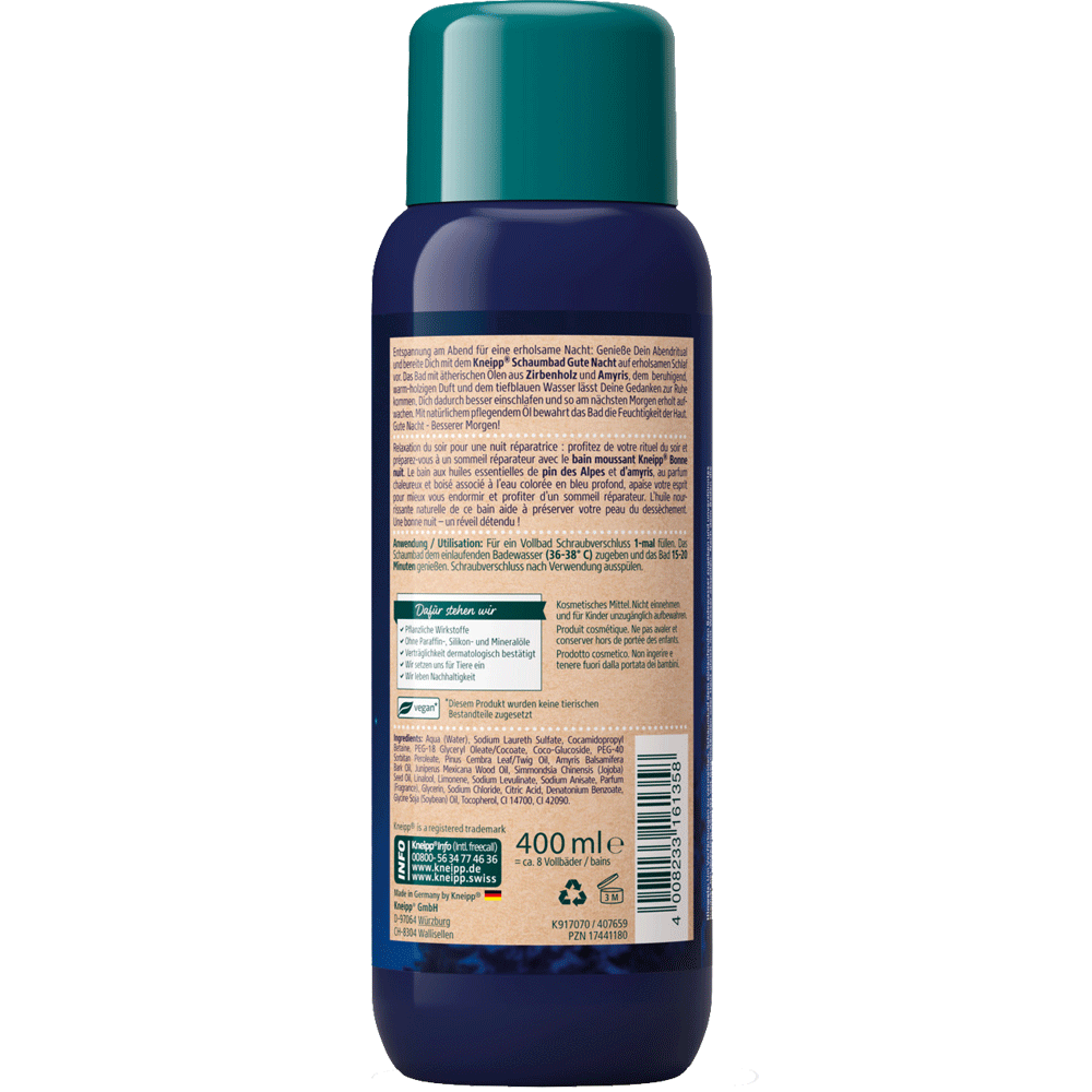 Bild: Kneipp Aromaschaumbad Gute Nacht