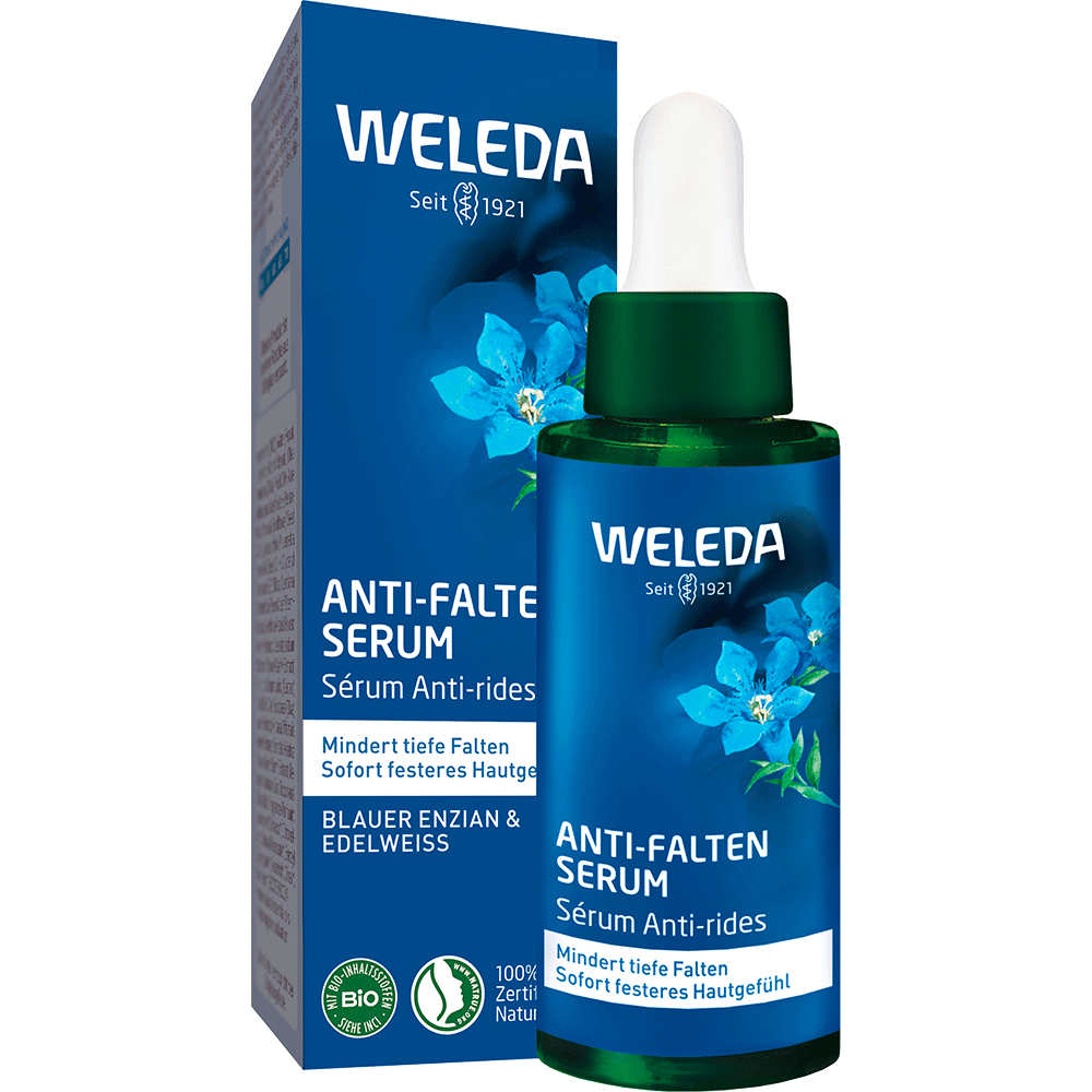 Bild: WELEDA Anti Falten Serum Blauer Enzian und Edelweiss