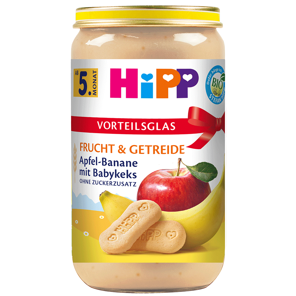Bild: HiPP Apfel Banane mit Babykeks