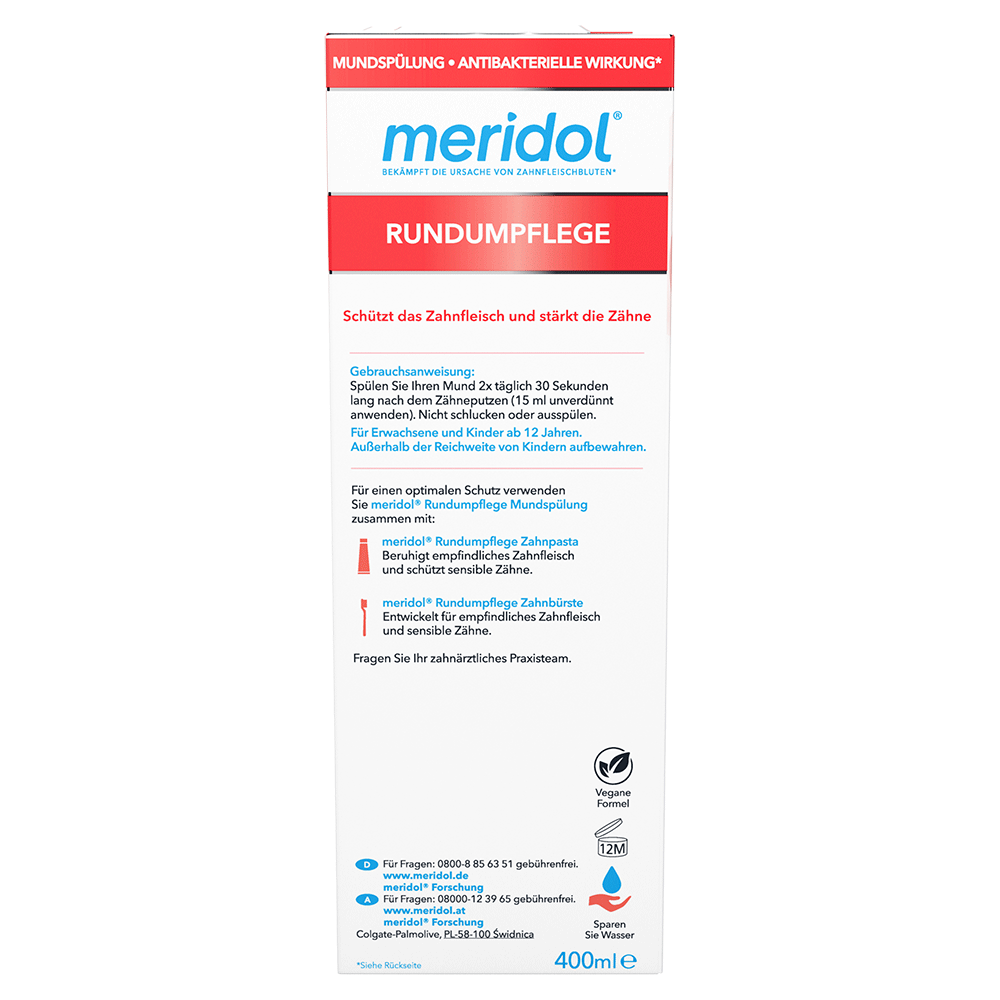 Bild: meridol Mundspülung Rundumpflege