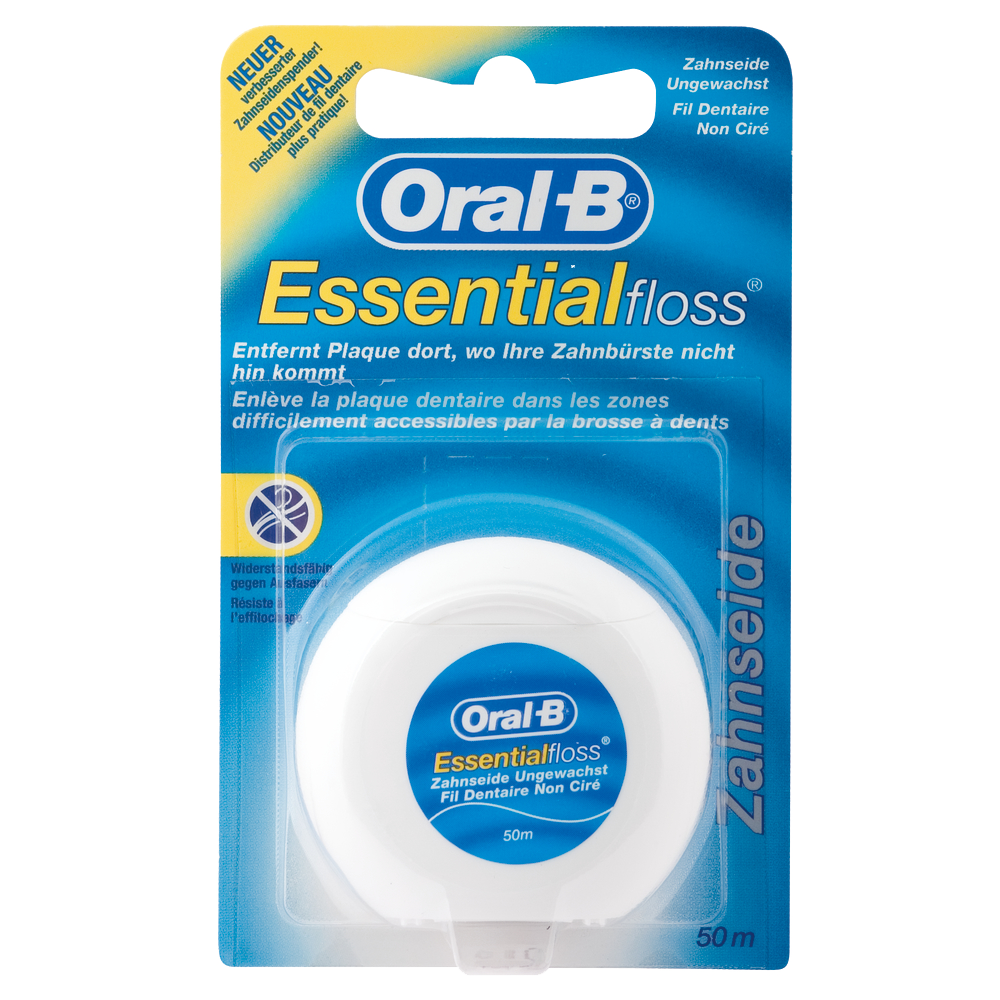 Bild: Oral-B Essentialfloss Zahnseide Ungewachst