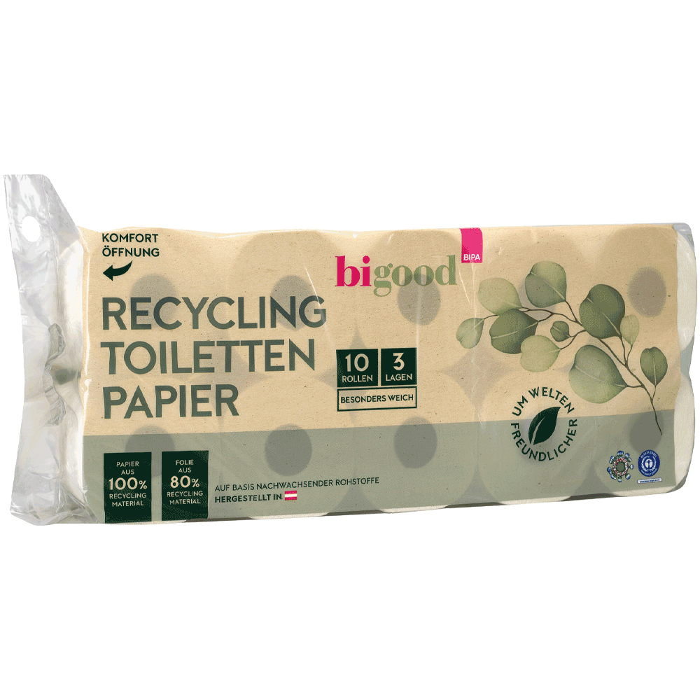 Bild: bi good Toilettenpapier 3-lagig