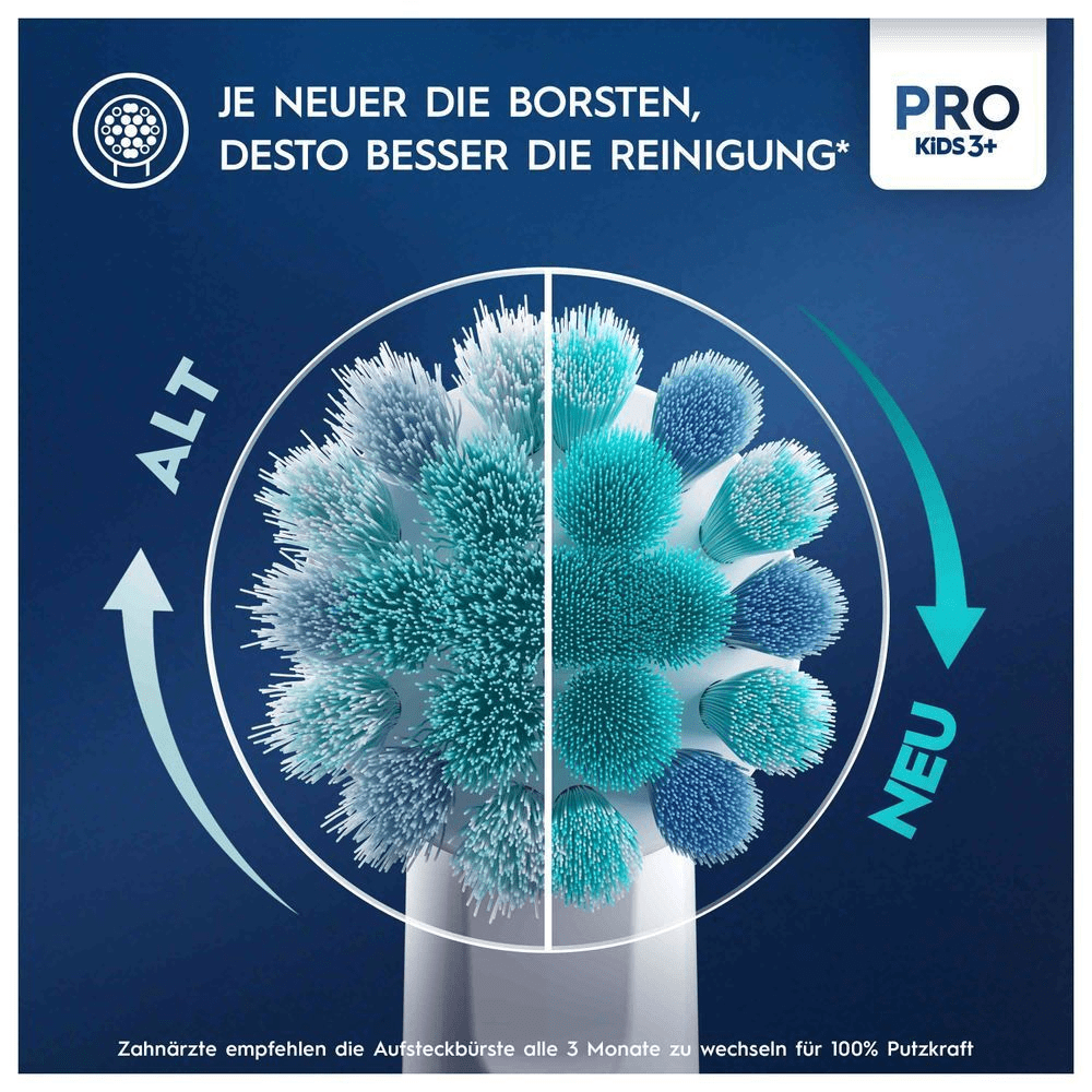 Bild: Oral-B Pro Kids Spiderman Aufsteckbürsten