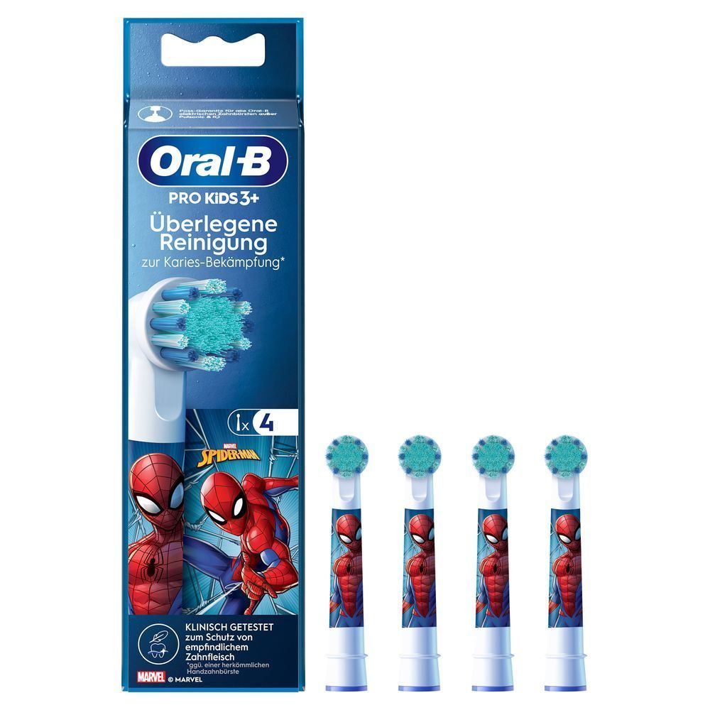 Bild: Oral-B Pro Kids Spiderman Aufsteckbürsten