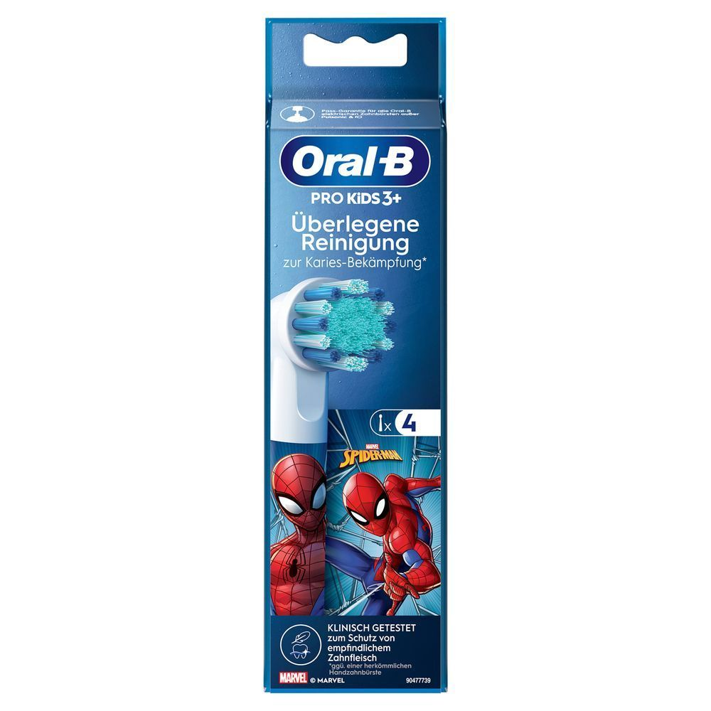 Bild: Oral-B Pro Kids Spiderman Aufsteckbürsten