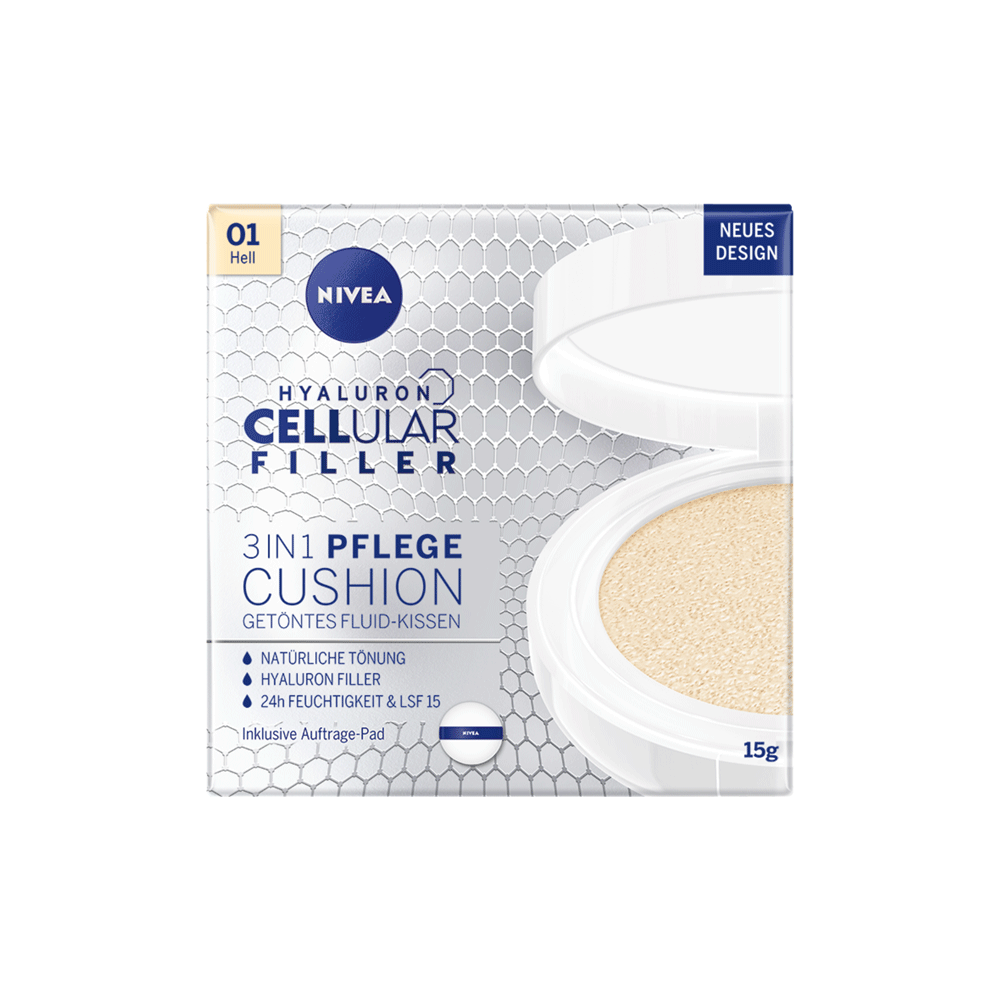 Bild: NIVEA Hyaluron Cellular Filler 3in1 Pflege Cushion hell