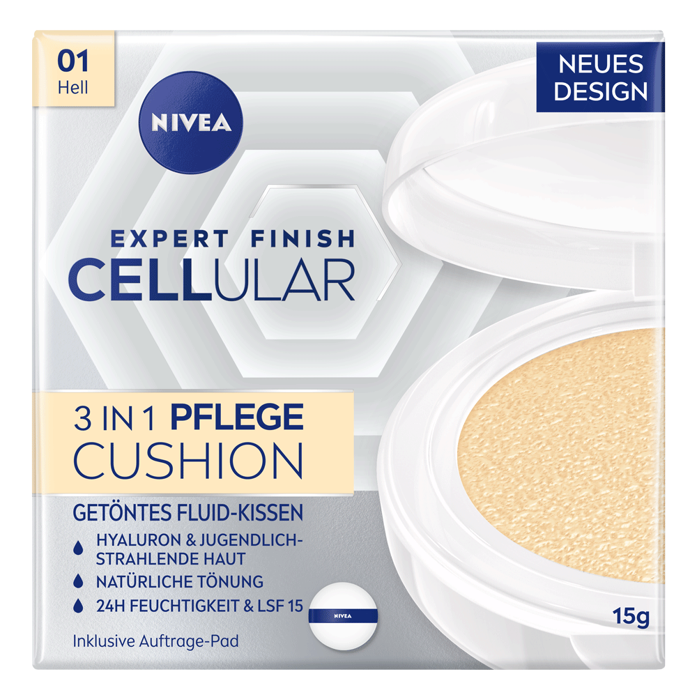 Bild: NIVEA Hyaluron Cellular Filler 3in1 Pflege Cushion hell