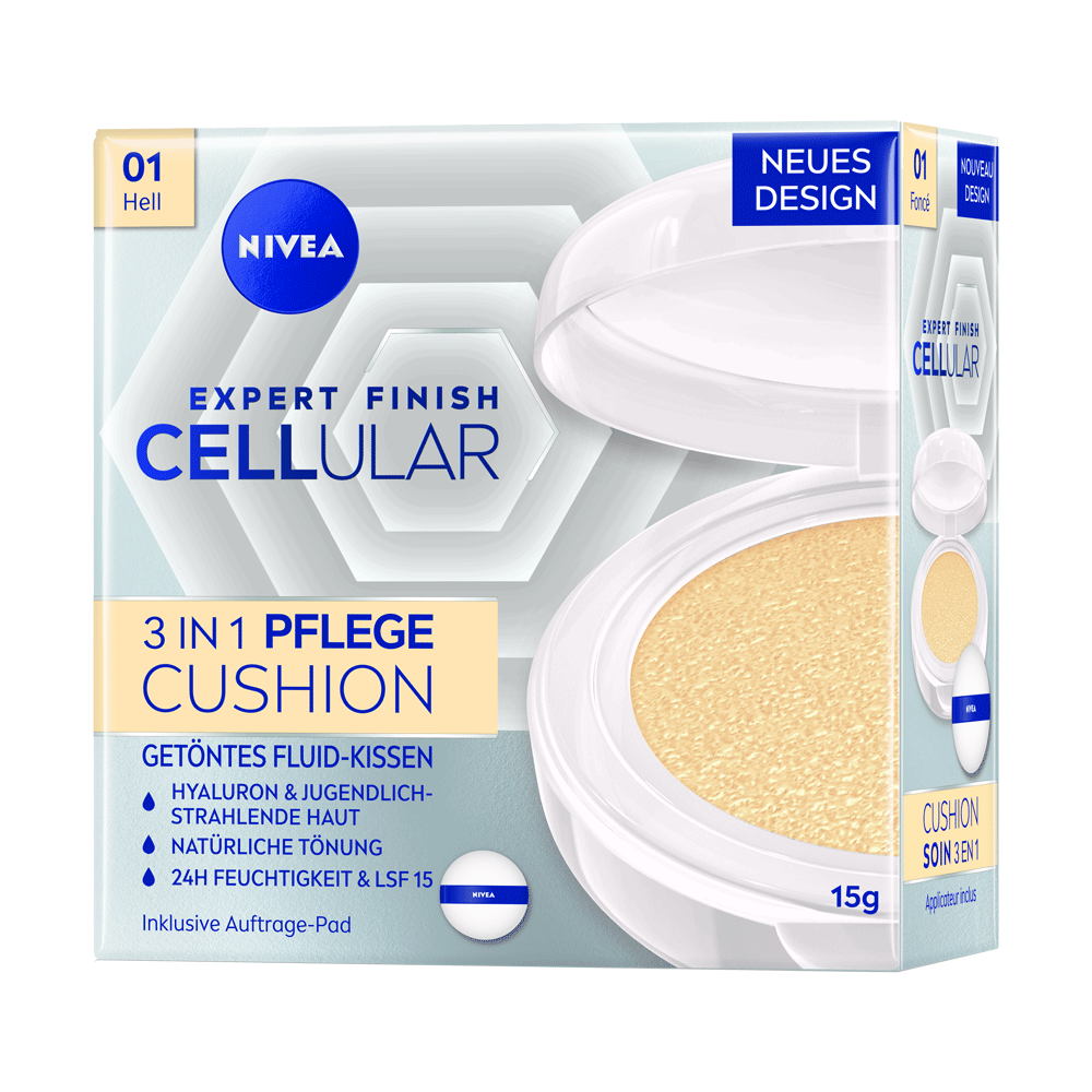 Bild: NIVEA Hyaluron Cellular Filler 3in1 Pflege Cushion hell