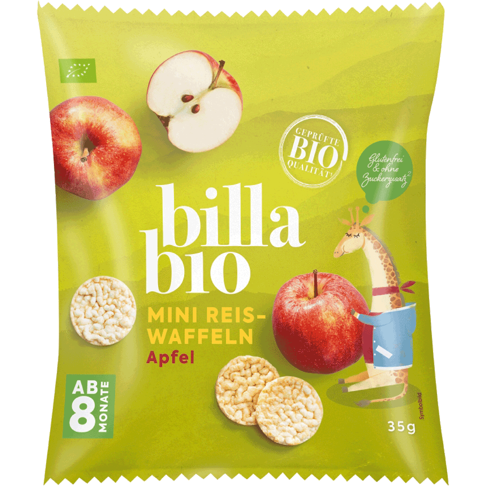Bild: Billa Bio Mini Reiswaffel Apfel