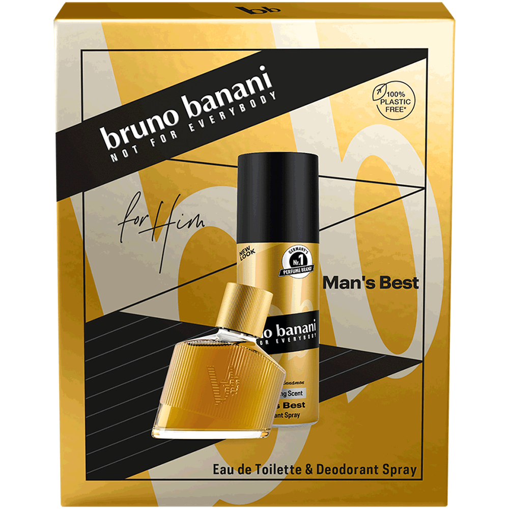 Bild: bruno banani Mans Best Geschenkset Eau de Toilette 30ml + Deodorant 50ml