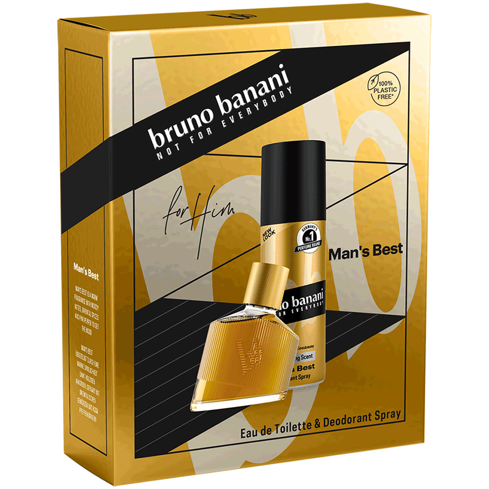 Bild: bruno banani Mans Best Geschenkset Eau de Toilette 30ml + Deodorant 50ml