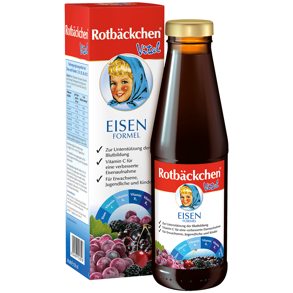 Bild: Rotbäckchen Saft Vital Eisen