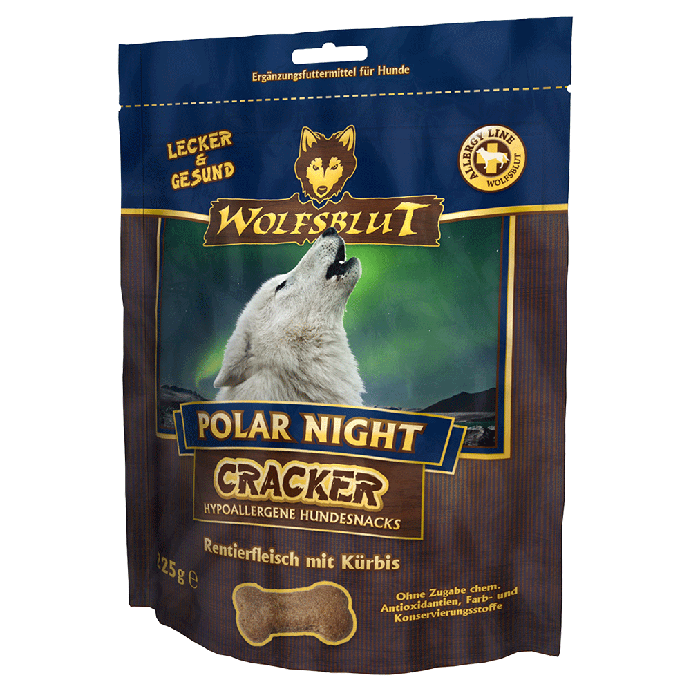 Bild: Wolfsblut Cracker Polar Night Rentier