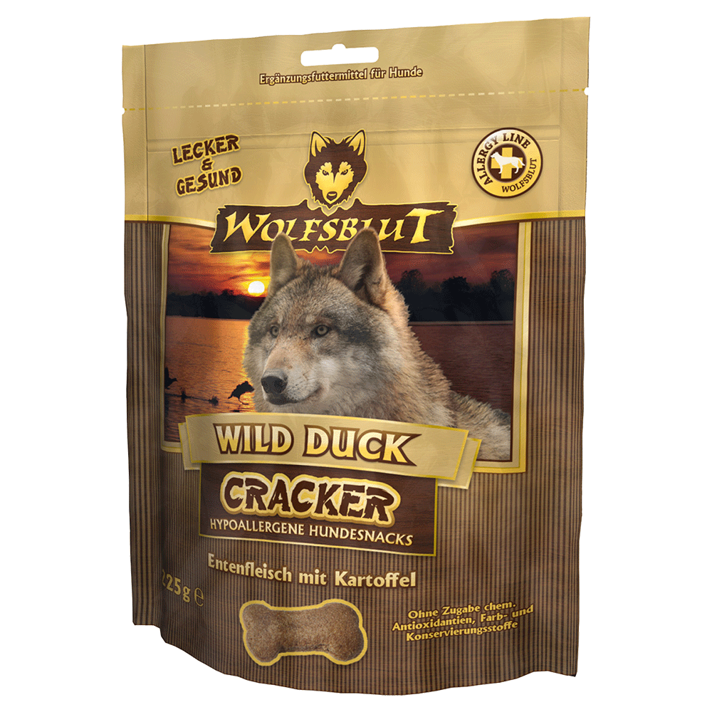 Bild: Wolfsblut Cracker Wild Duck Ente