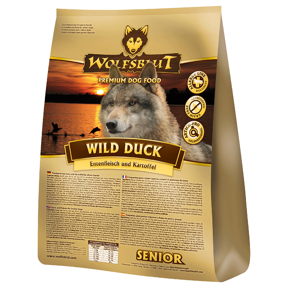 Bild: Wolfsblut Wild Duck Senior